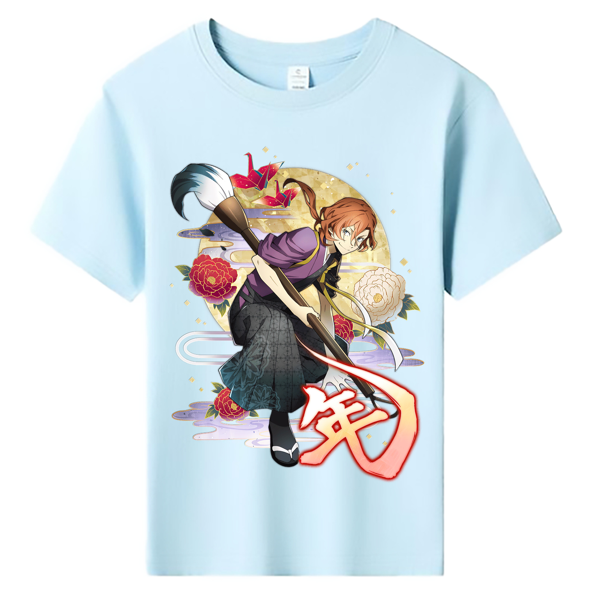 （画像用） 文豪ストレイドッグス Bungo Stray Dogs 綿100％キッズTシャツ（フロントプリント）